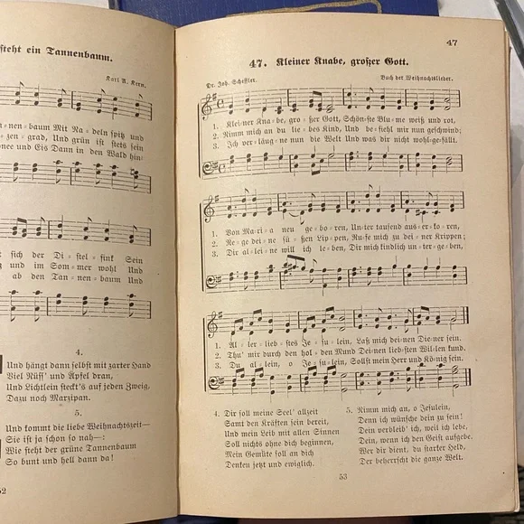 Antique German Song Book Liederkranz Für Somitages Schulen 1898 - Picture 9 of 12